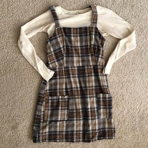 Plaid Mini Dress
